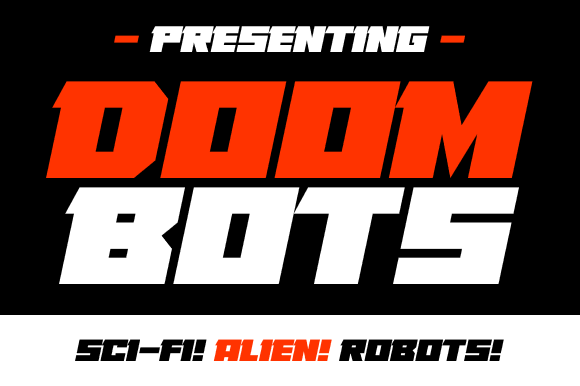 Doombots Review: A Display Font That Gives Small Business Branding an Edge