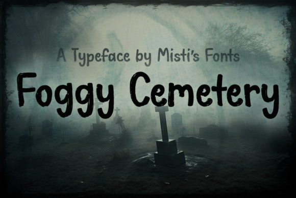 Foggy Cemetery: A Display Font for Small Business Branding