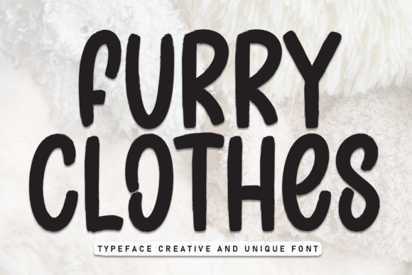 Furry Clothes: A Playful Handwritten Font for Web Design