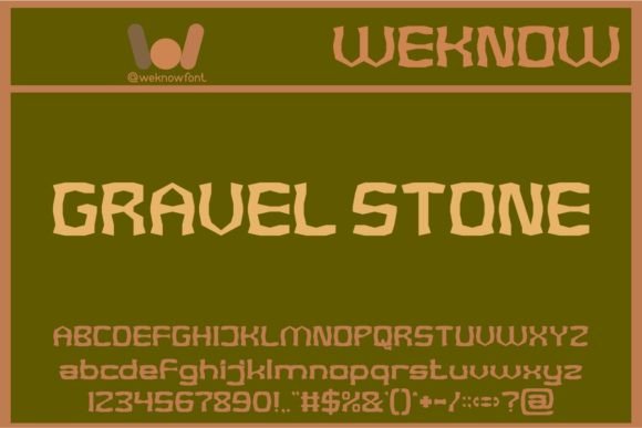 Gravel Stone Font: A Small Business Branding Review