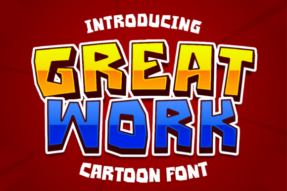 Great Work Font: A Bold Display Typeface for Impact