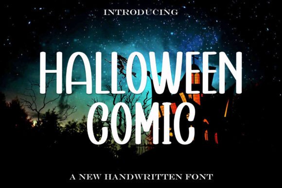Halloween Comic: A Display Font for Festive Editorial Design