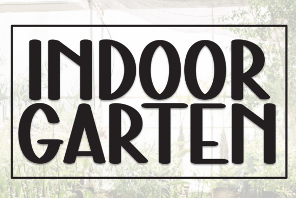 Indoor Garten: A Display Font That Brings Playful Warmth to Editorial Headlines