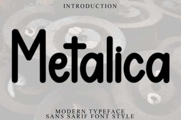 Metalica Font: A Display Typeface for Small Business Branding