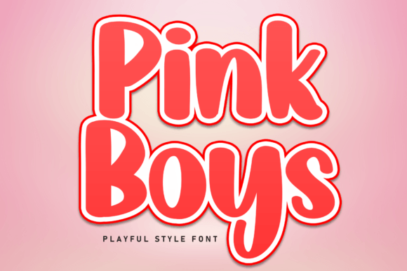 Pink Boys: A Handwritten Display Font That Brings Warmth to Branding