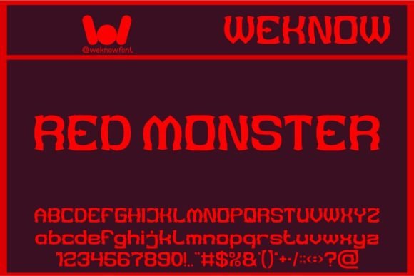 Red Monster: A Display Font That Builds Brand Recognition