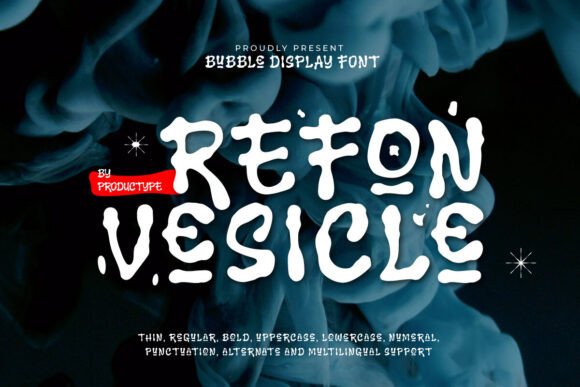Refon Vesicle: A Bold Bubble Graffiti Font for Modern Web Design