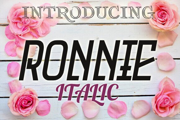 Ronnie: A Display Font That Brings Personality to Branding Projects