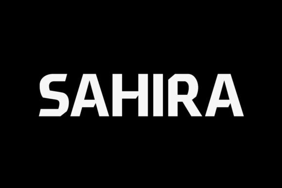 Sahira: A Modern Display Font That Builds Brand Trust
