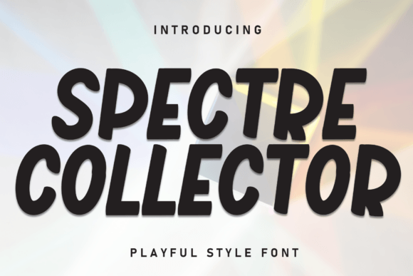 Spectre Collector: A Bold Display Font for Crafters