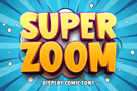 Super Zoom Font: A Display Typeface for Modern Web Design