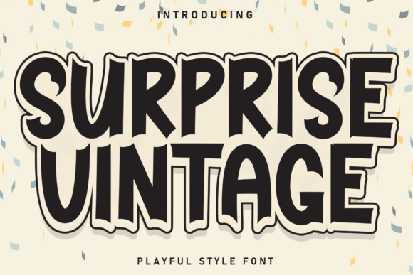 Surprise Vintage: A Playful Display Font That Brings Warmth to Editorial Design