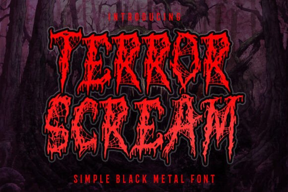 Testing Terror Scream: A Web Designer's Take on This Bold Display Font
