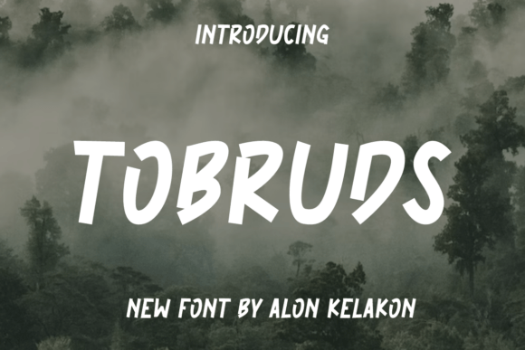 Tobruds: A Display Font That Makes Small Business Branding Stand Out