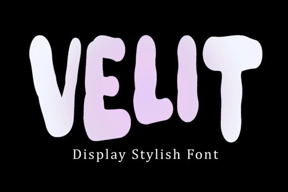 Velit: A Bold Editorial Display Font for Headers and Branding